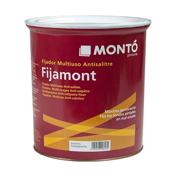 Fijamont - Sellador para Muros Antisalitre Anti hongos y Moho al Disolvente - 750ML