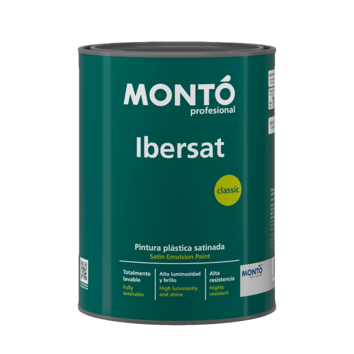 Ibersat - Pintura Satinada Europea - Blanco - 750ML