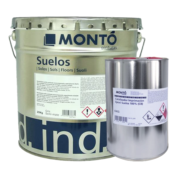 Imprimación Epoxi Suelos 100% Solidos - Kit x 13.34KG