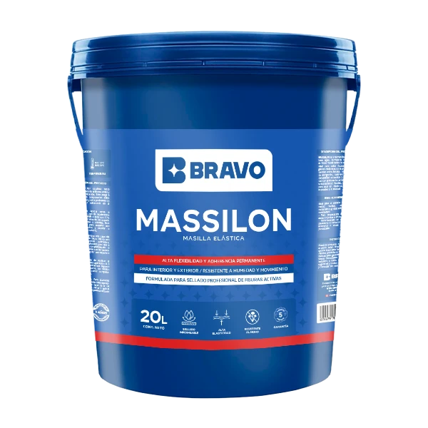 Masilla Elastica - Massilon - Blanco Hueso - 20L