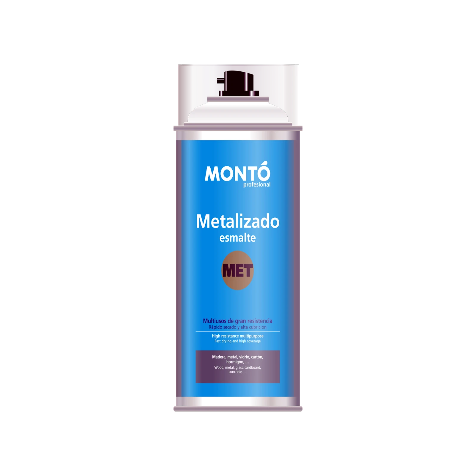 Monto Spray Acabado Metalizado Oro - 400ML