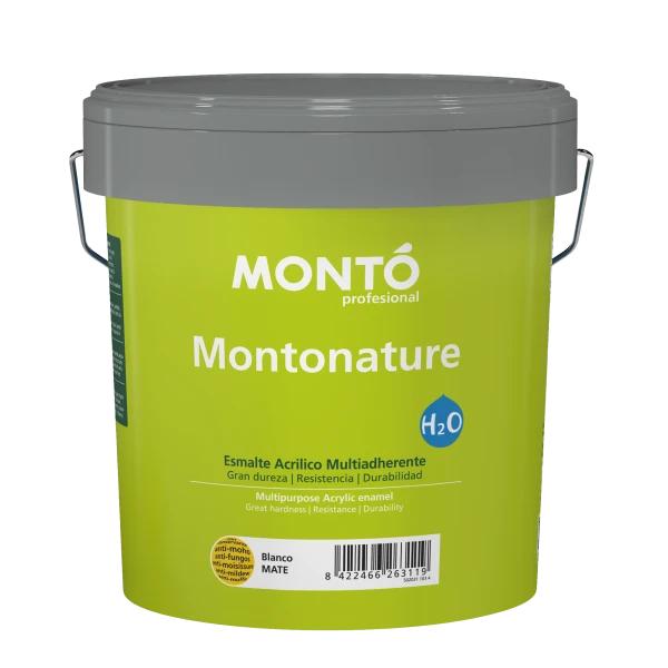 Montonature Brillante - Esmalte Acrilico Premium Base Agua Brillo - 4LT