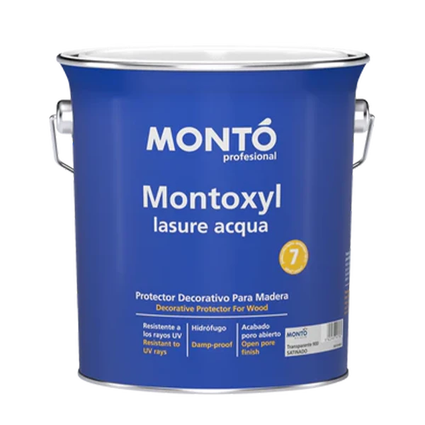 Montoxyl Lasure Acqua Acabado Pigmentado - Blanco - 4LT