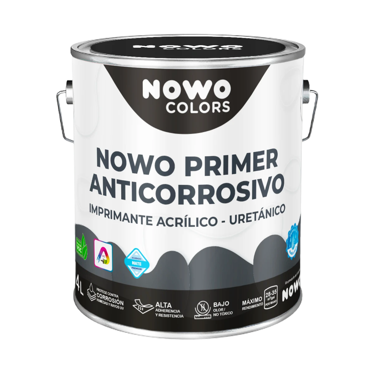Nowo Primer Anticorrosivo - Nowo Color - 4L