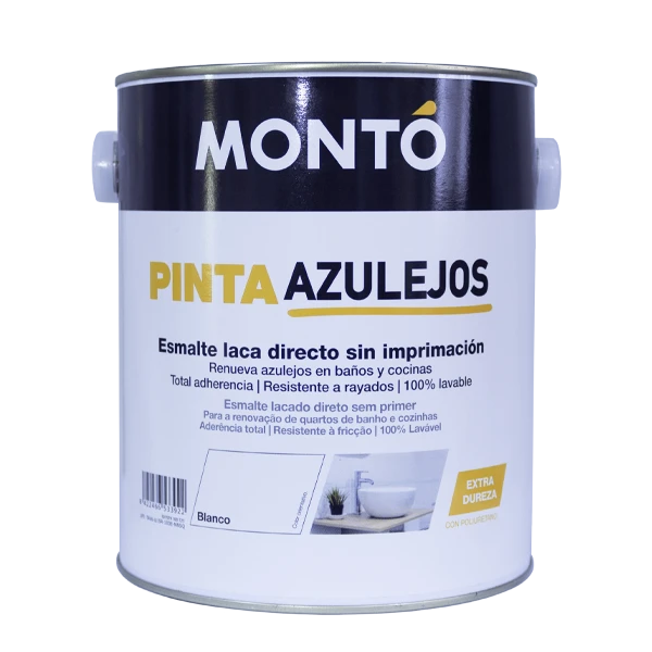 Pinta Azulejos - Pintura para Mayolicas Ceramicas y Azulejos - 2.5LT