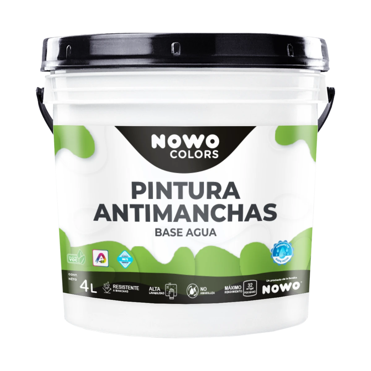 Pintura Antimanchas - Nowo Colors - 4L
