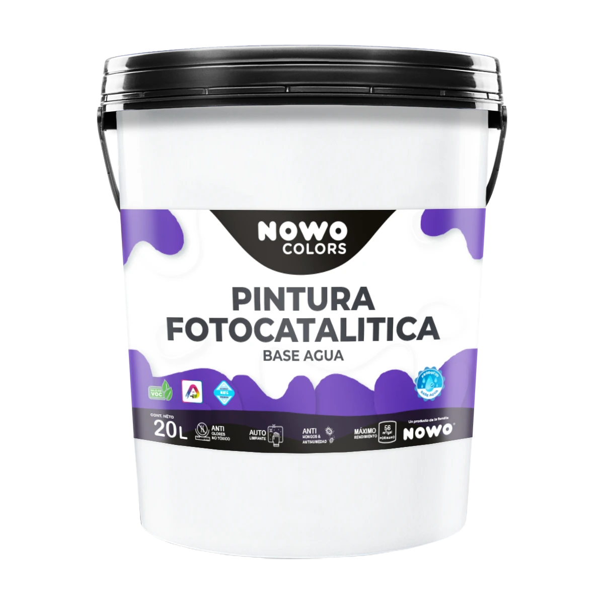 Pintura Fotocatalítica Base Agua Nowo Smart - Nowo Colors - 20L
