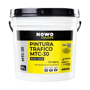 Pintura Tráfico MTC-30 Base Agua TTP 1952 E Para Carreteras y Pistas – Nowo Colors – 4LT